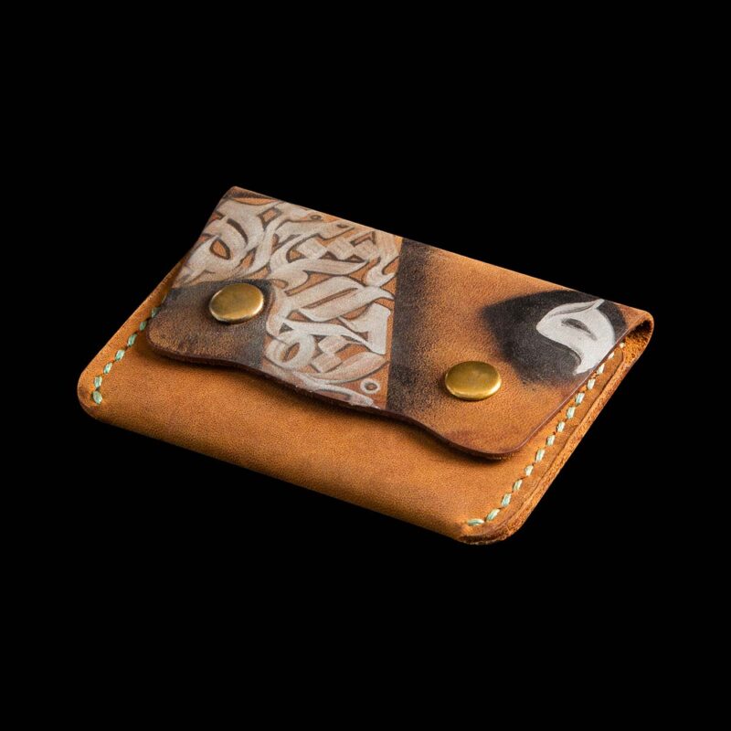 Engraved Leather Wallet