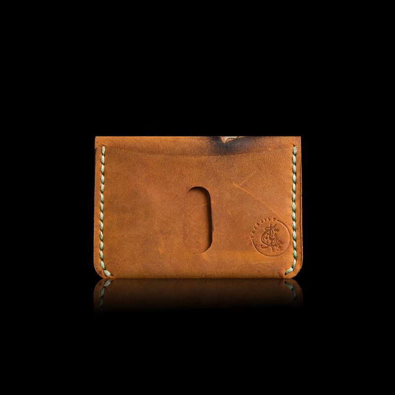 Engraved Leather Wallet