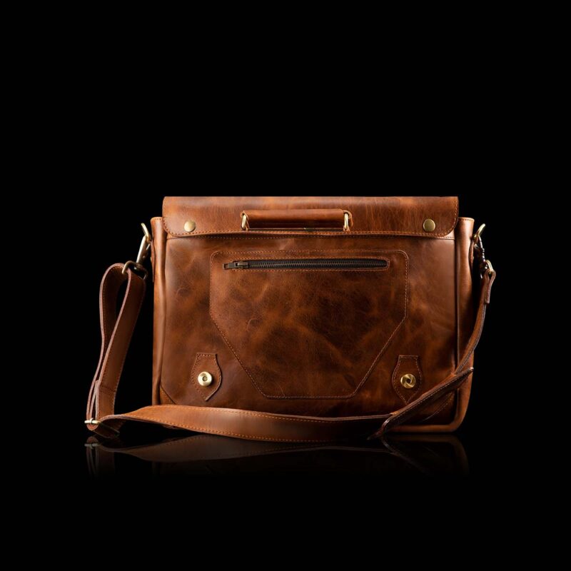 Rugged Leather Laptop Bag