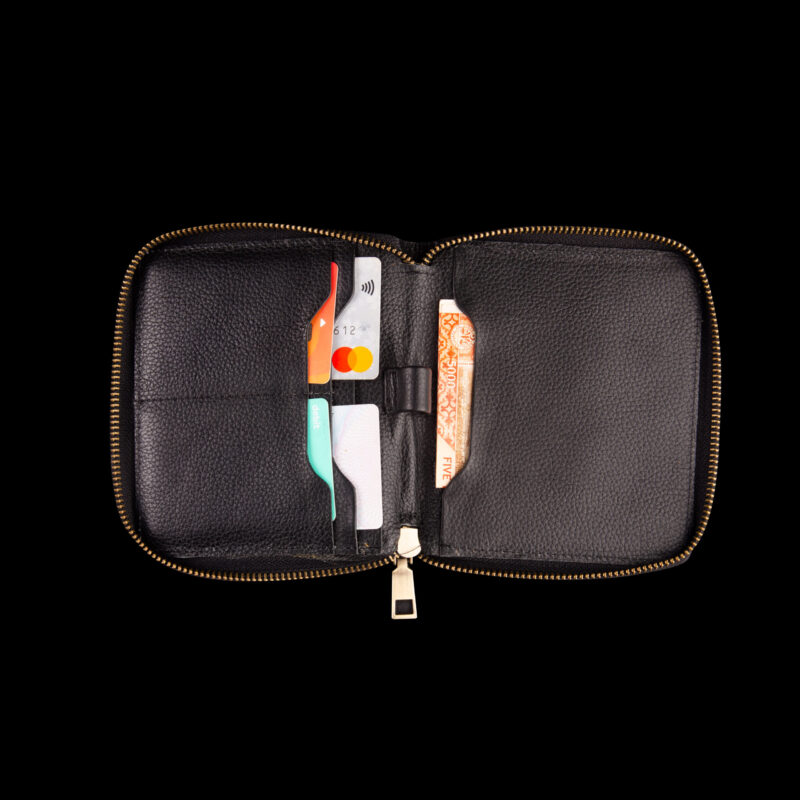 Obsidian Zip Wallet