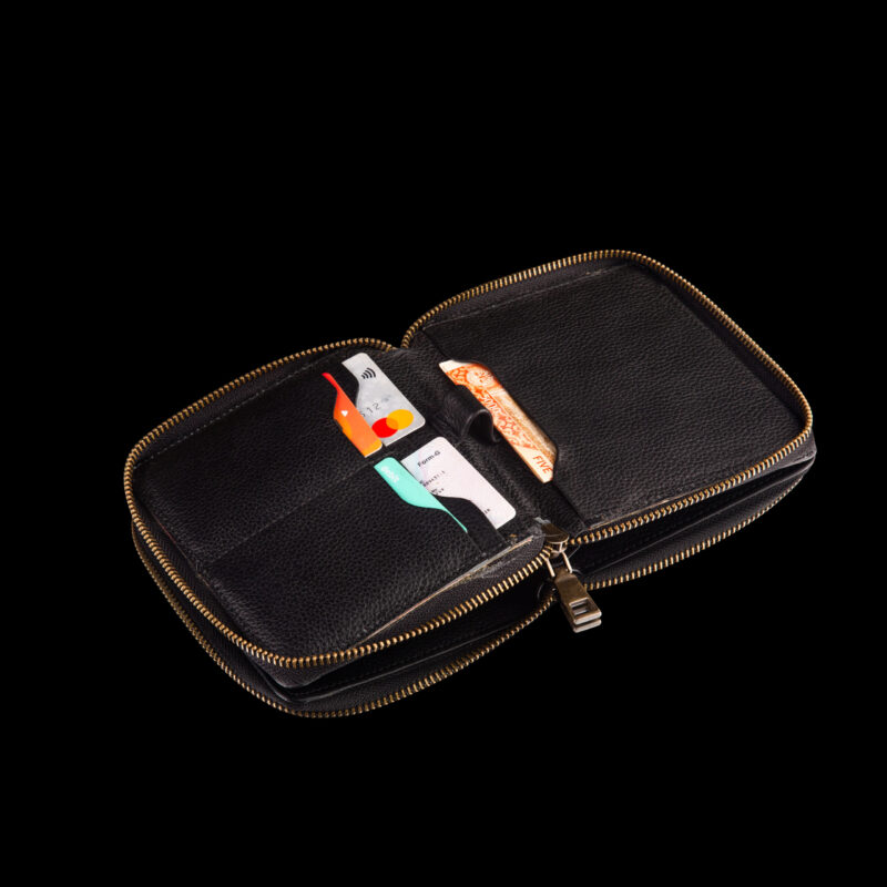 Obsidian Zip Wallet